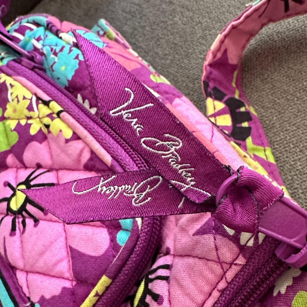 Vera Bradley Flutterby Pattern Crossbody Shoulder Bag - Picture 2 of 6